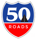 50 Roads Shield