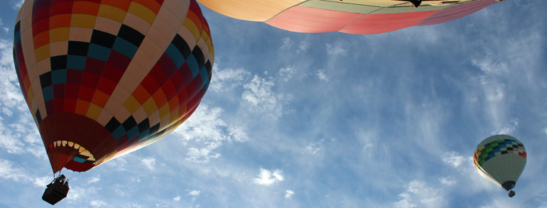 Taking Flight in a Hot Air Balloon Ride over Park City Utah