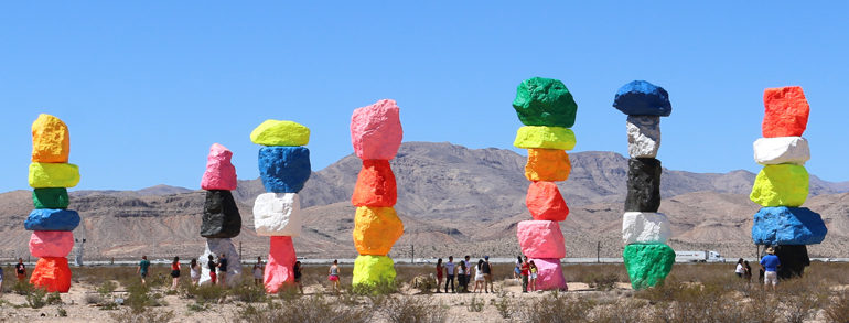 A Bit of Colorful Happiness in the Nevada Desert