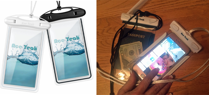 Waterproof case for camera iphone
